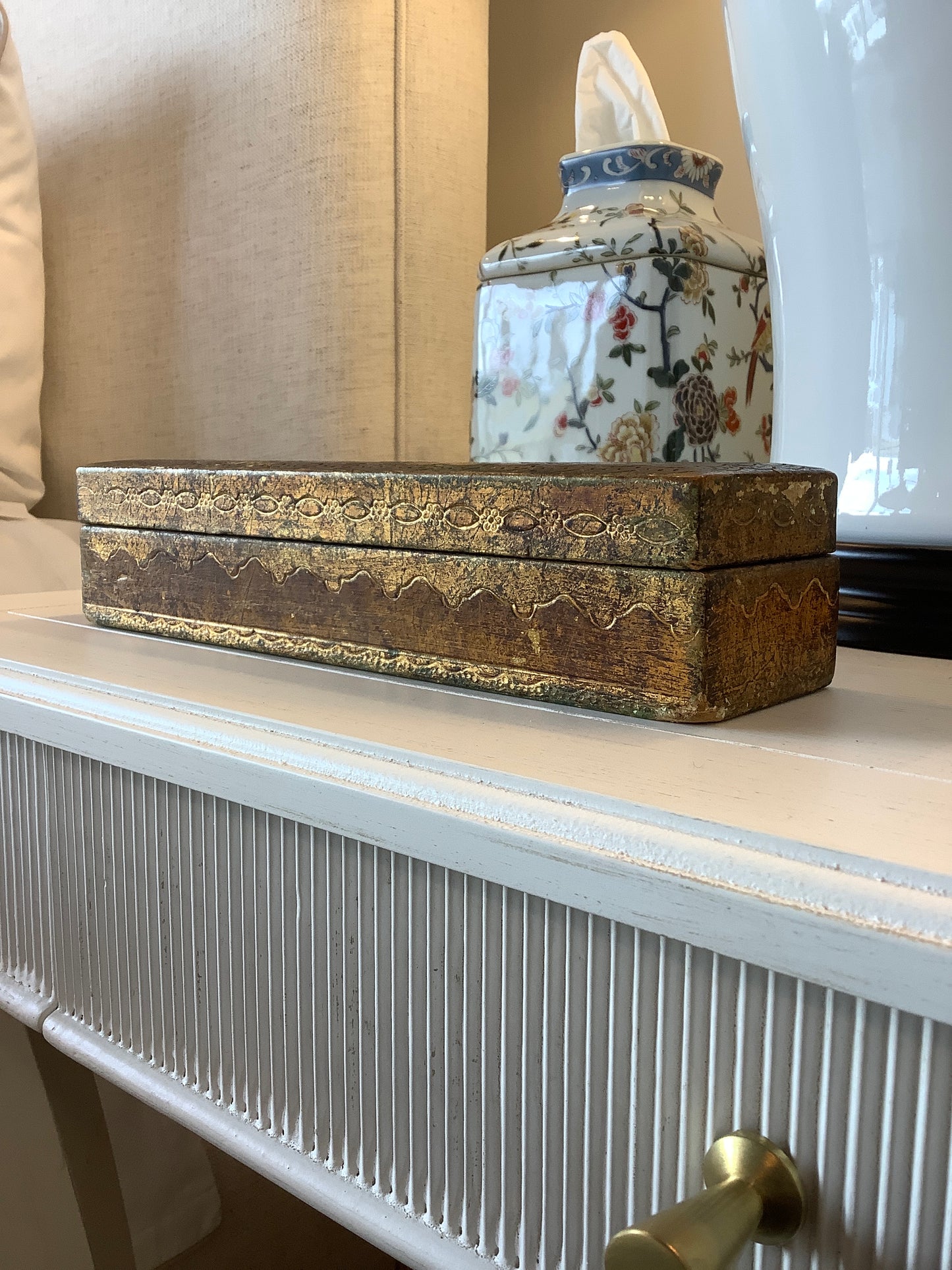 Found Florentine Lidded Box