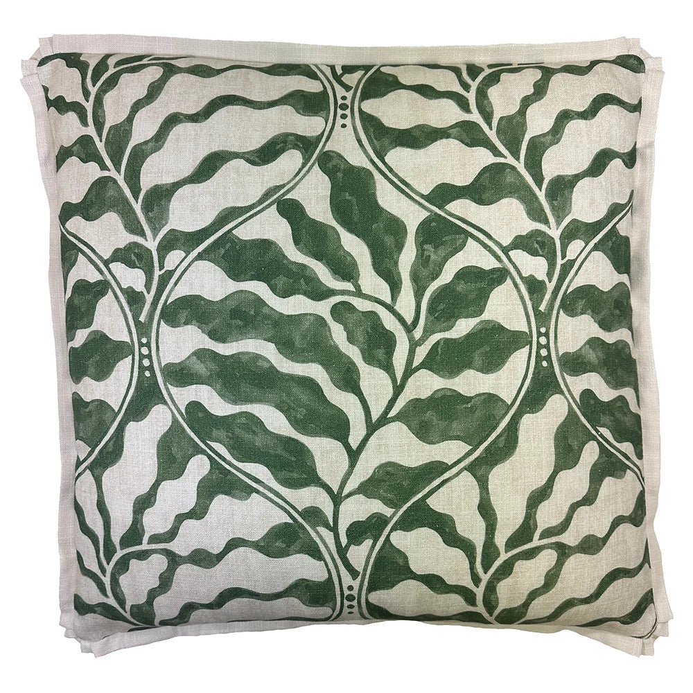 Emerald Palm Pillow