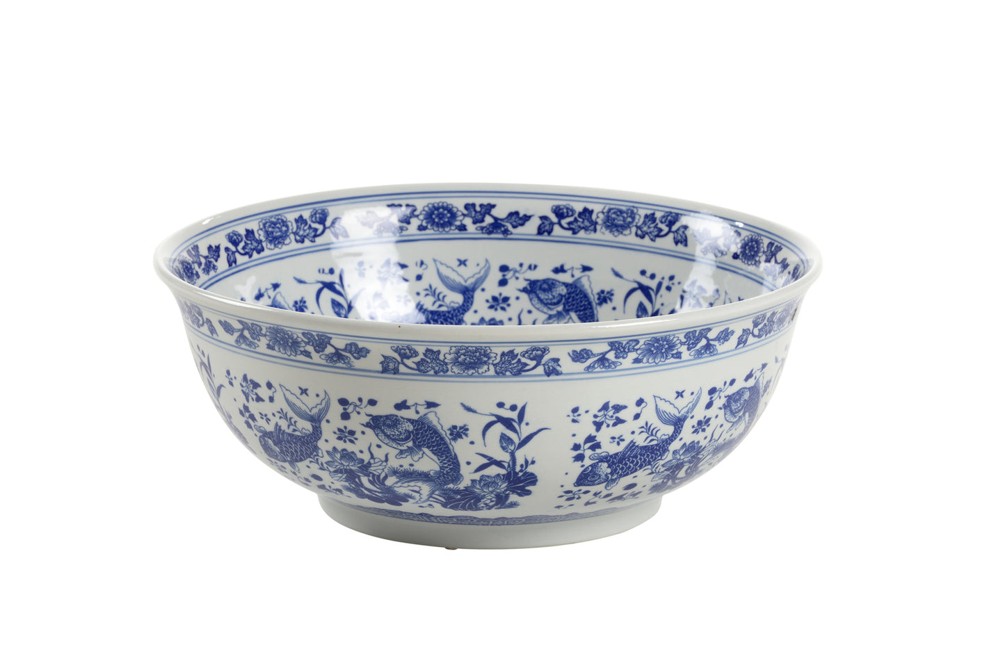 Blue and White Chinoiserie Bowl