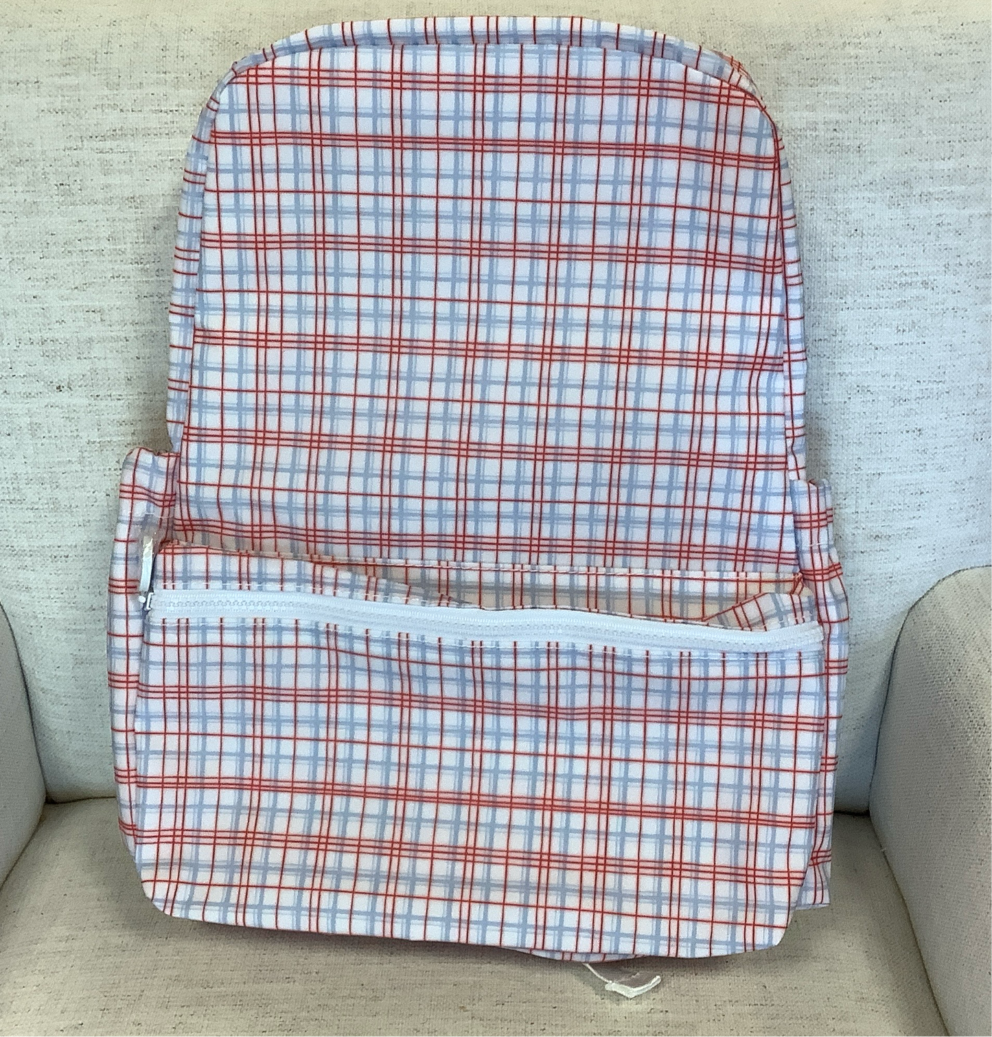 Classic Plaid Red Backpack