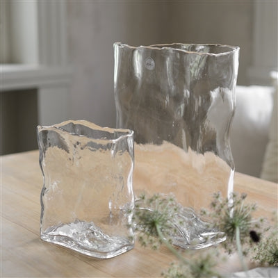 Wavy Glass Vase- Large