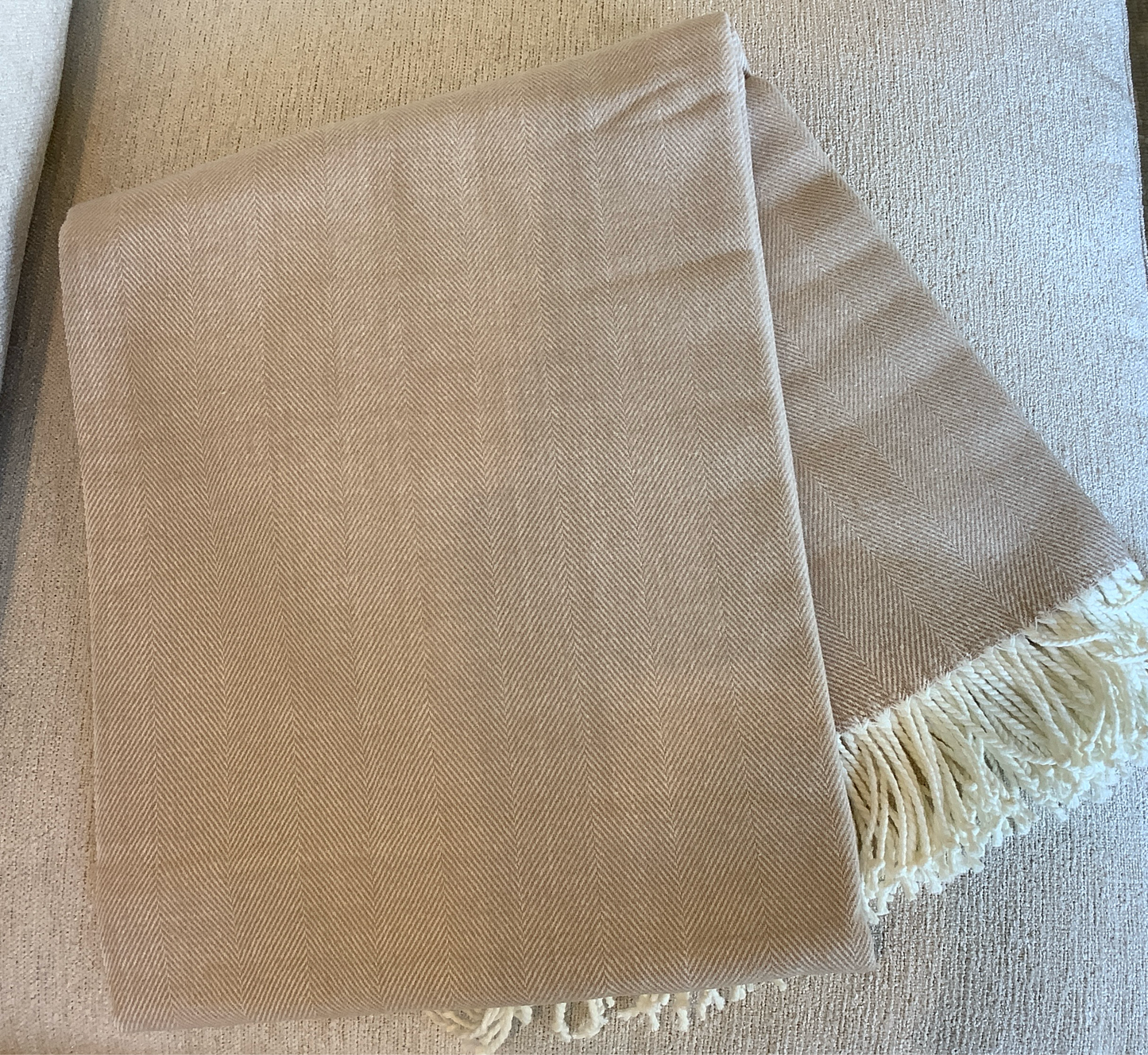 Woven Herringbone Blanket