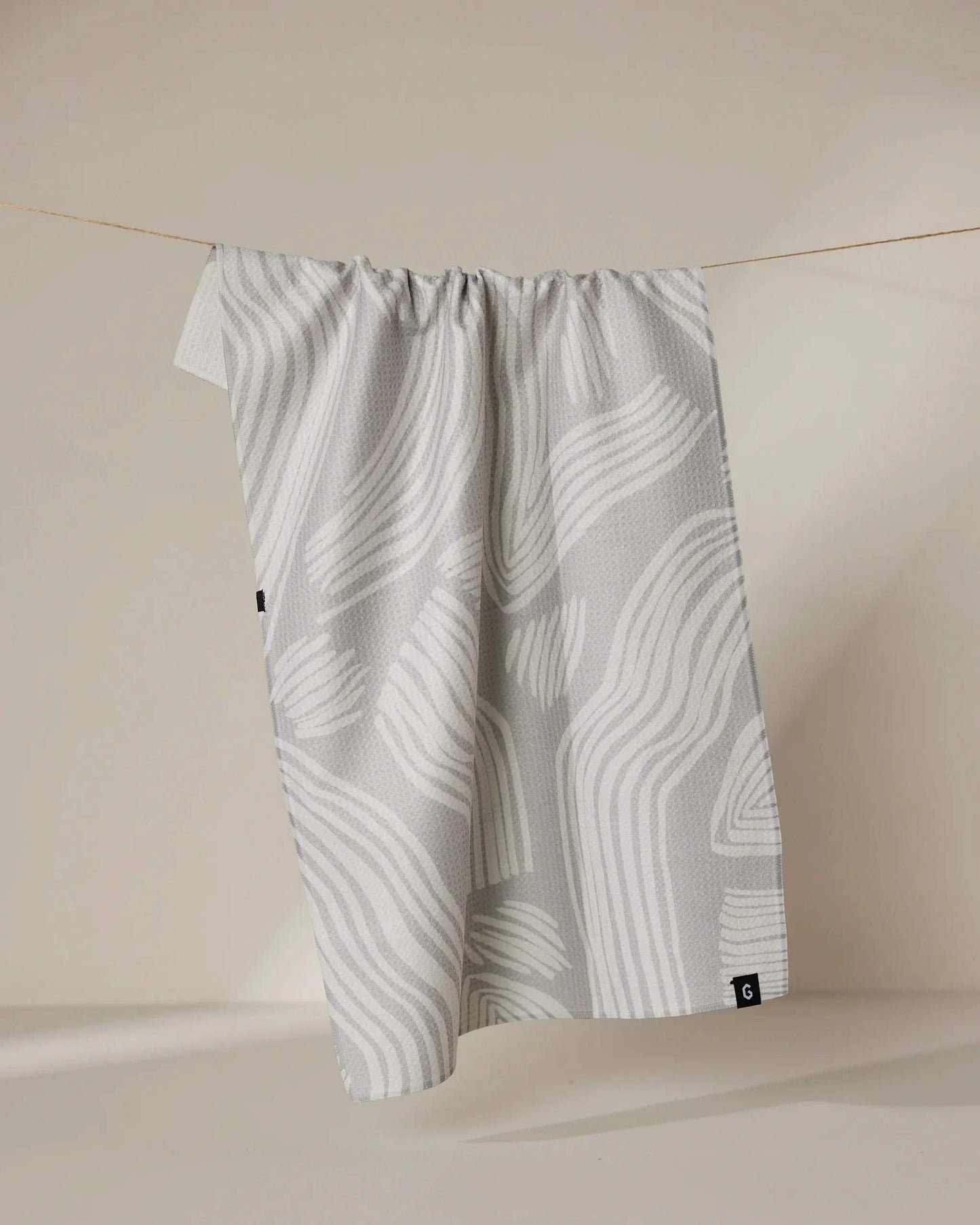 Geometry Stone Double Sided Tea Towel