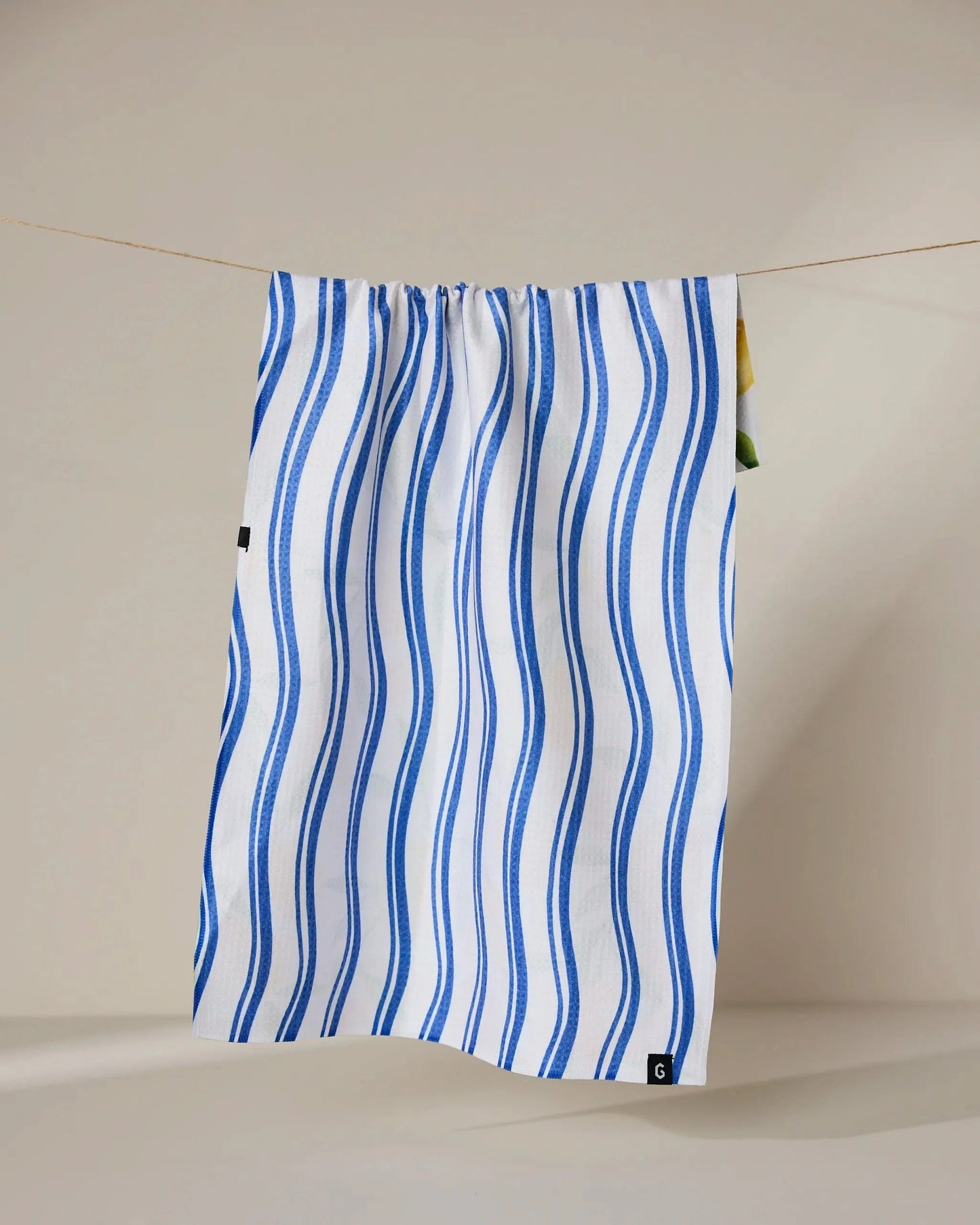 Geometry Lemon Bliss Double Sided Tea Towel