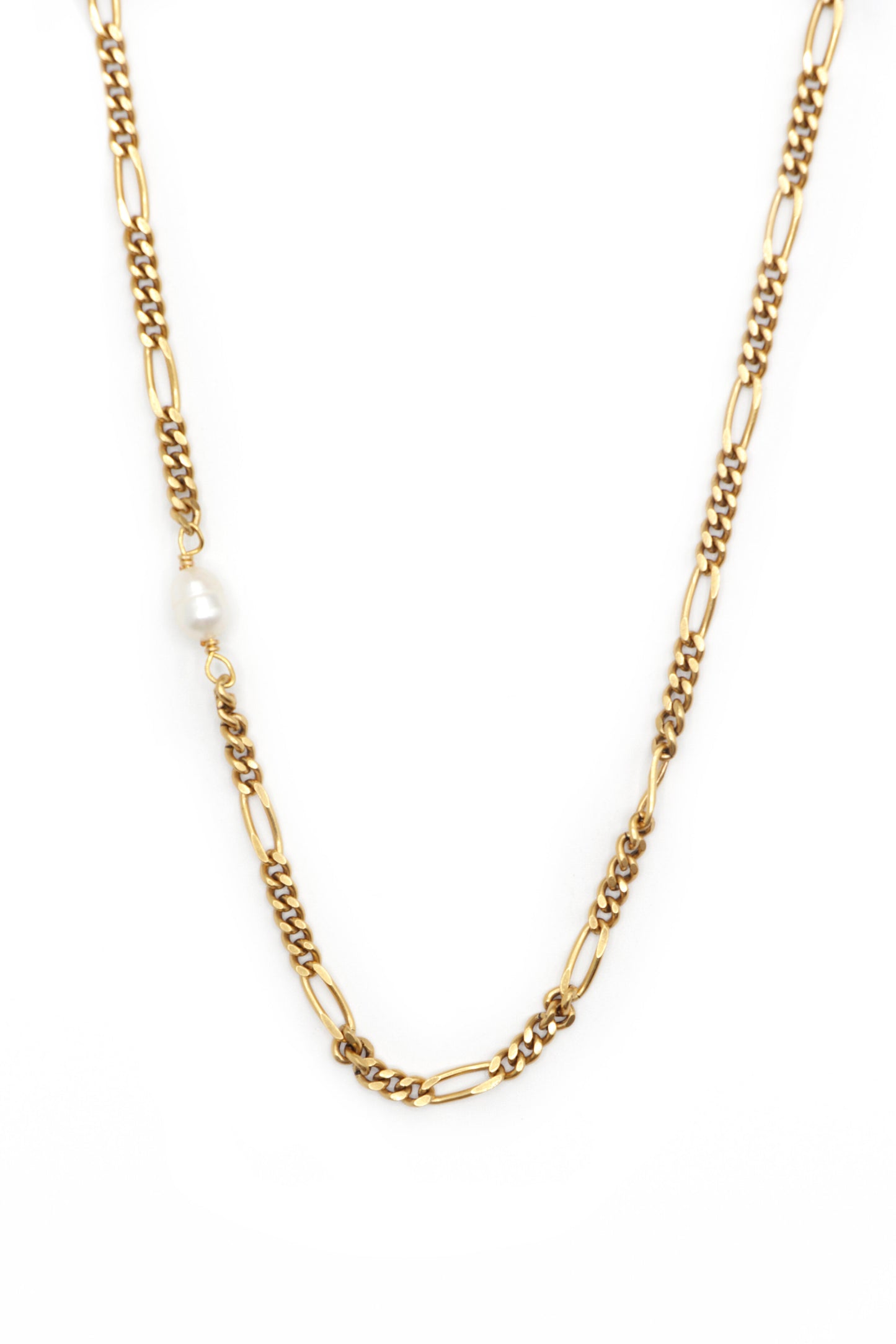 Helen Necklace with Pearl 22"