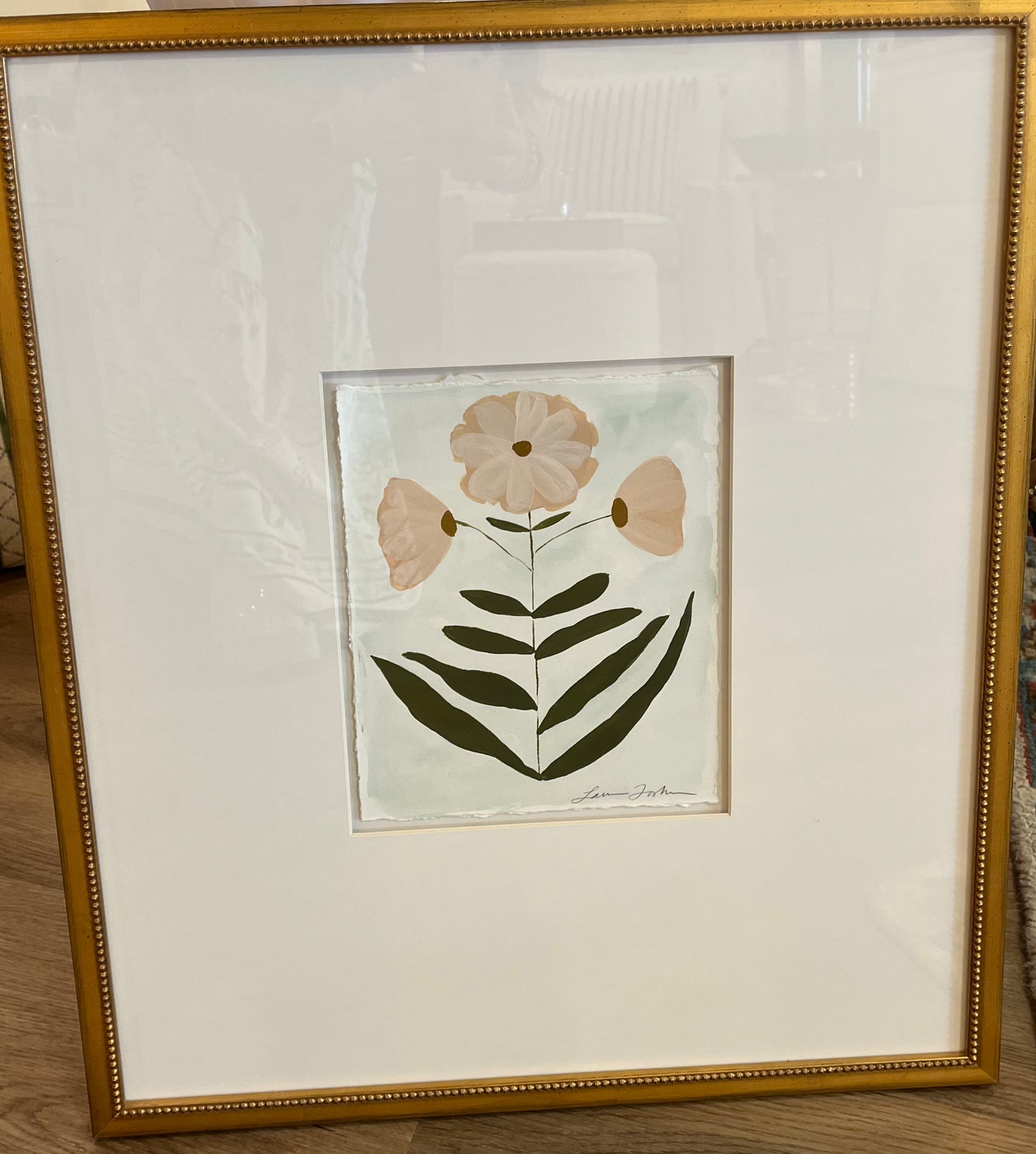 Pink Botanical Artwork