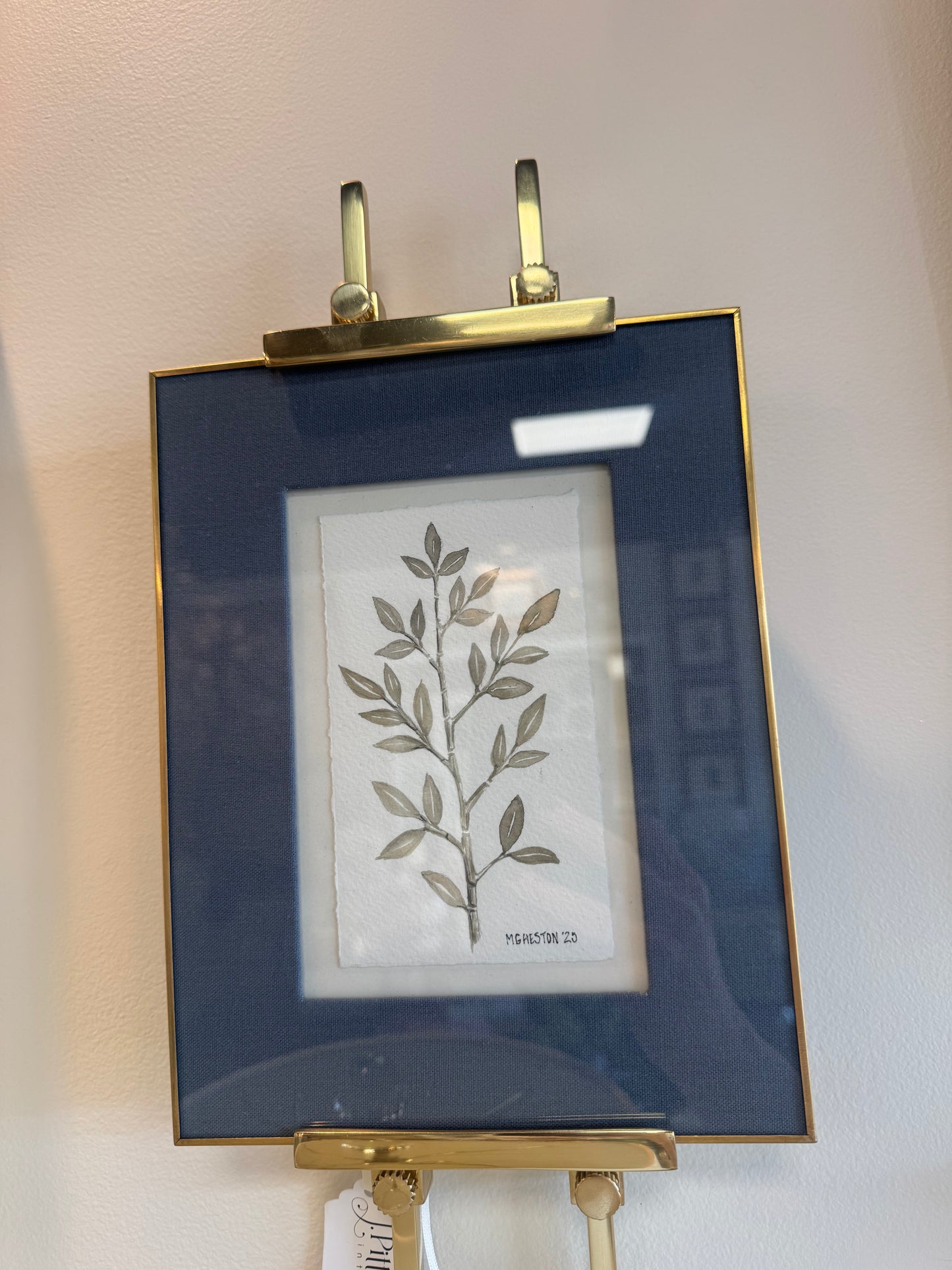 Fabric Frame with Hand Painted Art