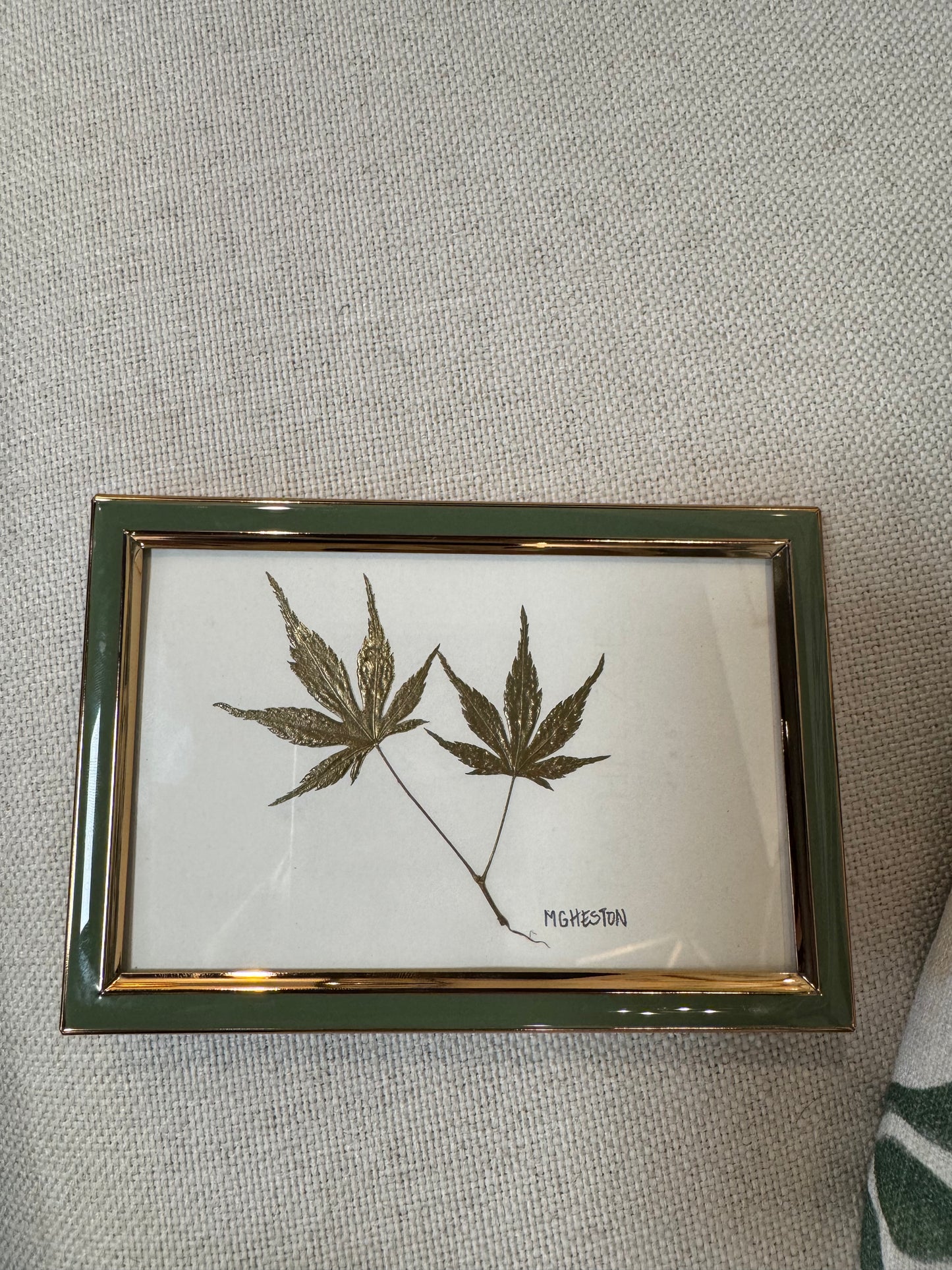 Framed Gold Leaf Art