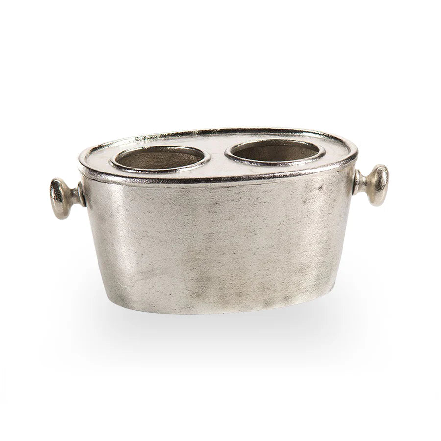 Raw Aluminum Bottle Holder