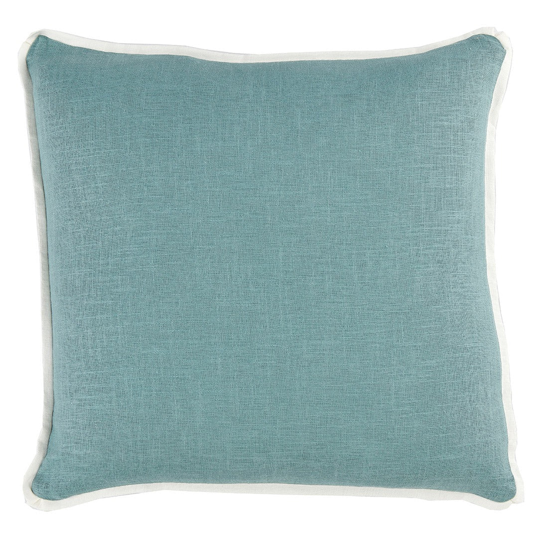 Linen Pillow with Butterfly Flange