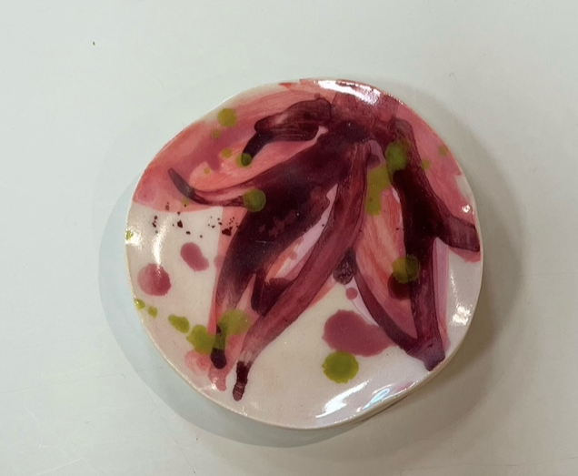 Floral Ceramic Trinket Dish