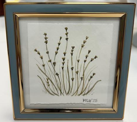 Square Framed Gold Leaf Art
