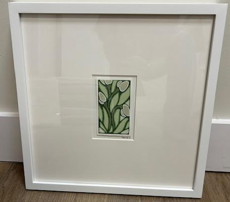 Whimsical Art with White Frame