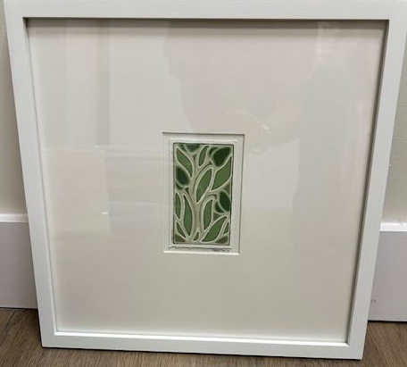 Whimsical Art with White Frame