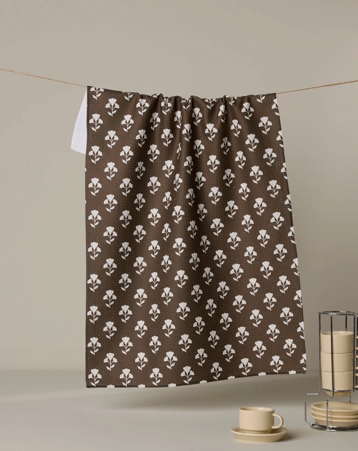 Geometry Tea Towel - Bloom for Mom
