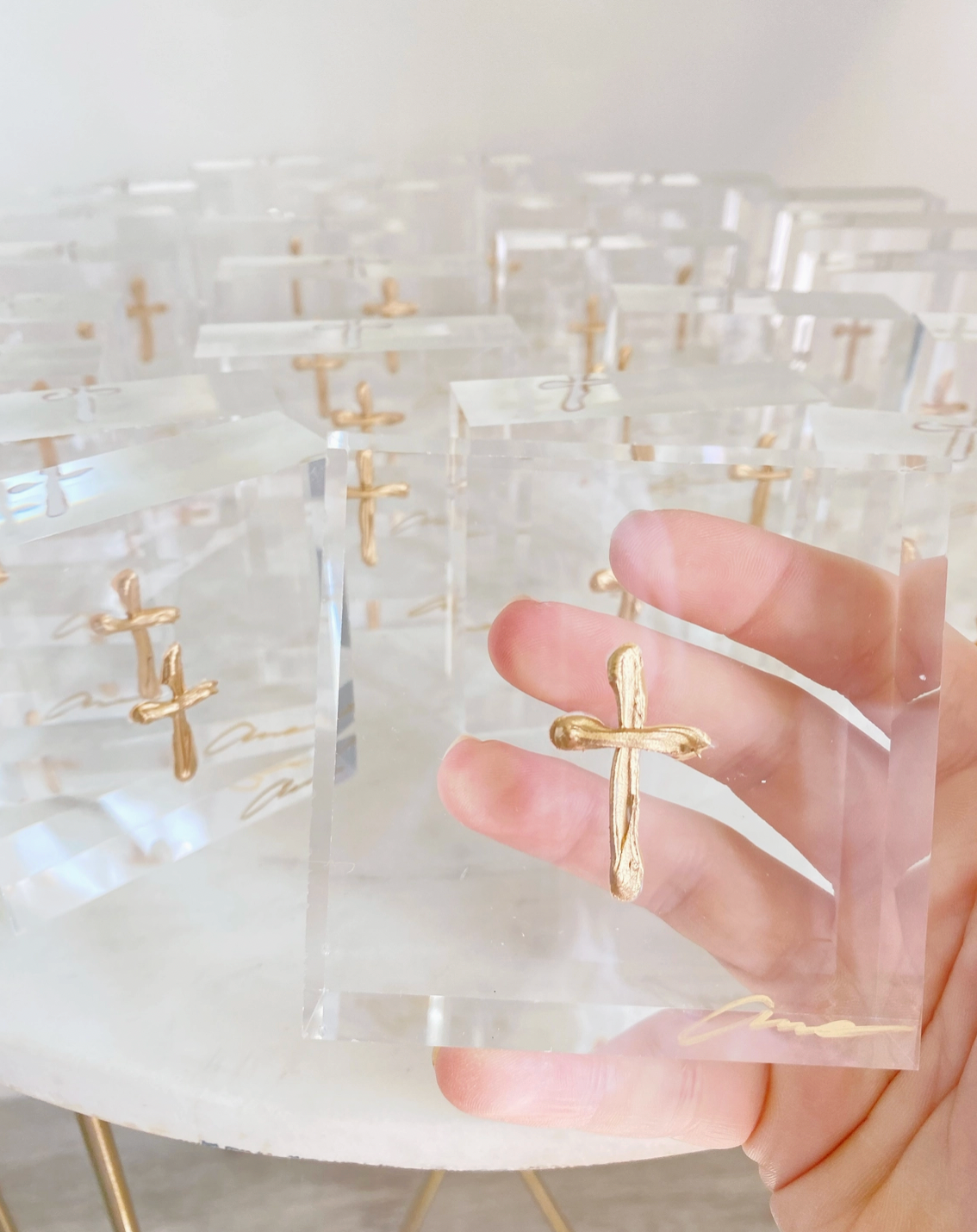 Acrylic Cross Block