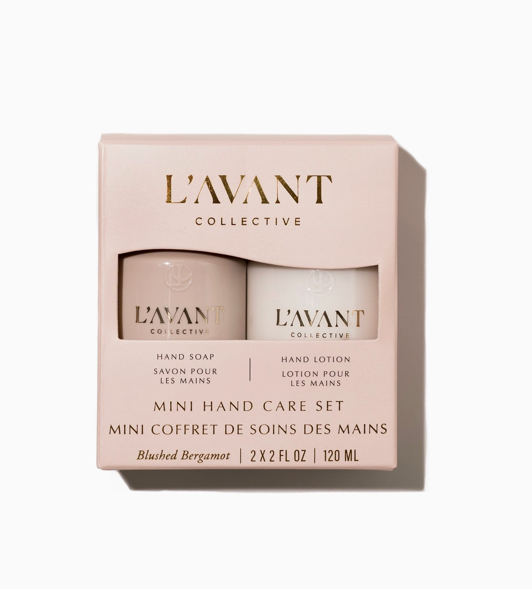Mini Hand Care Set, Hand Soap + Hand Lotion Blushed Bergamot
