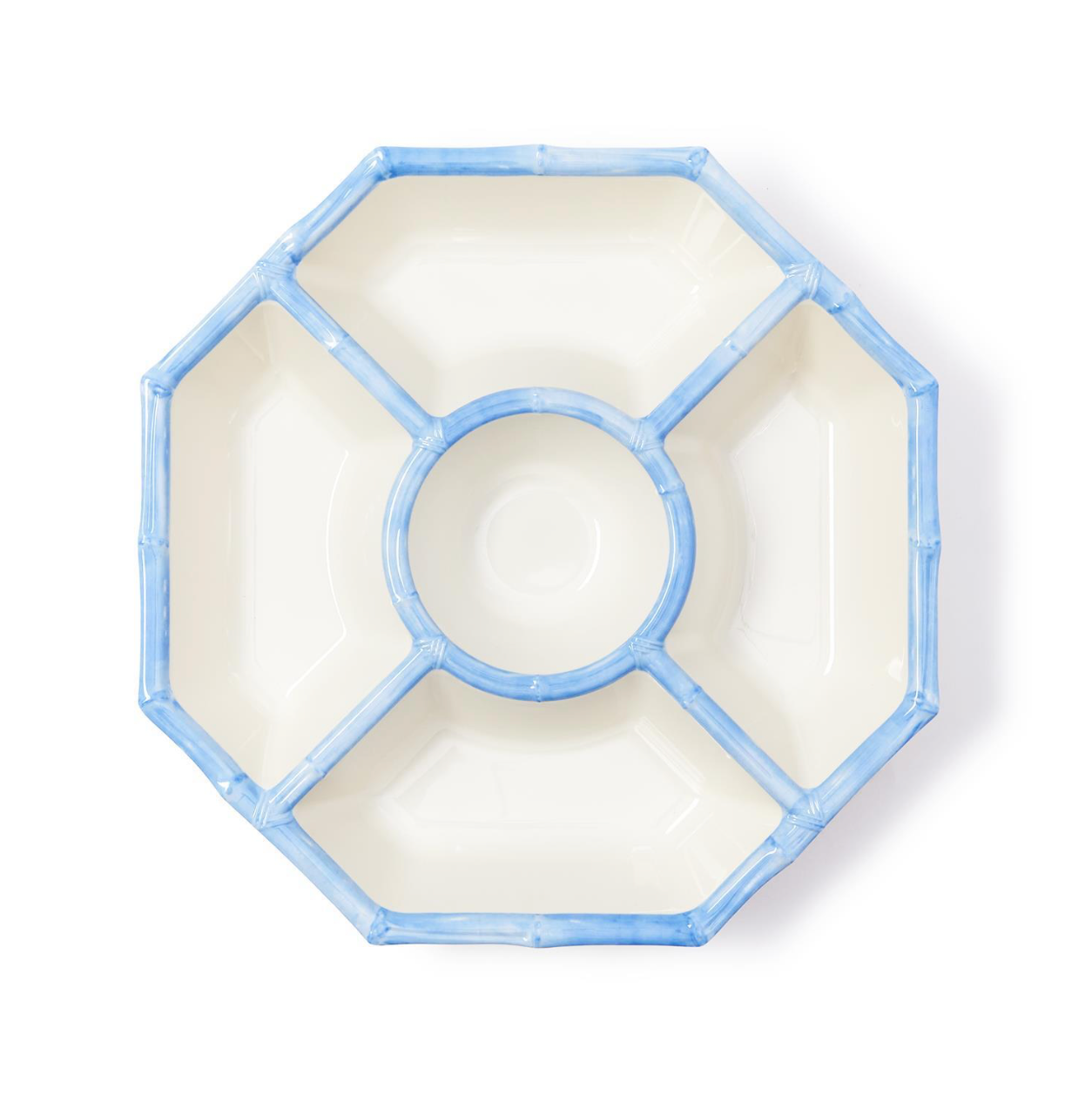 Blue Bamboo Chip & Dip Platter
