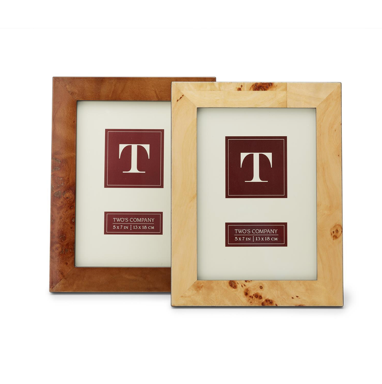5X7 Burled Wood Frame
