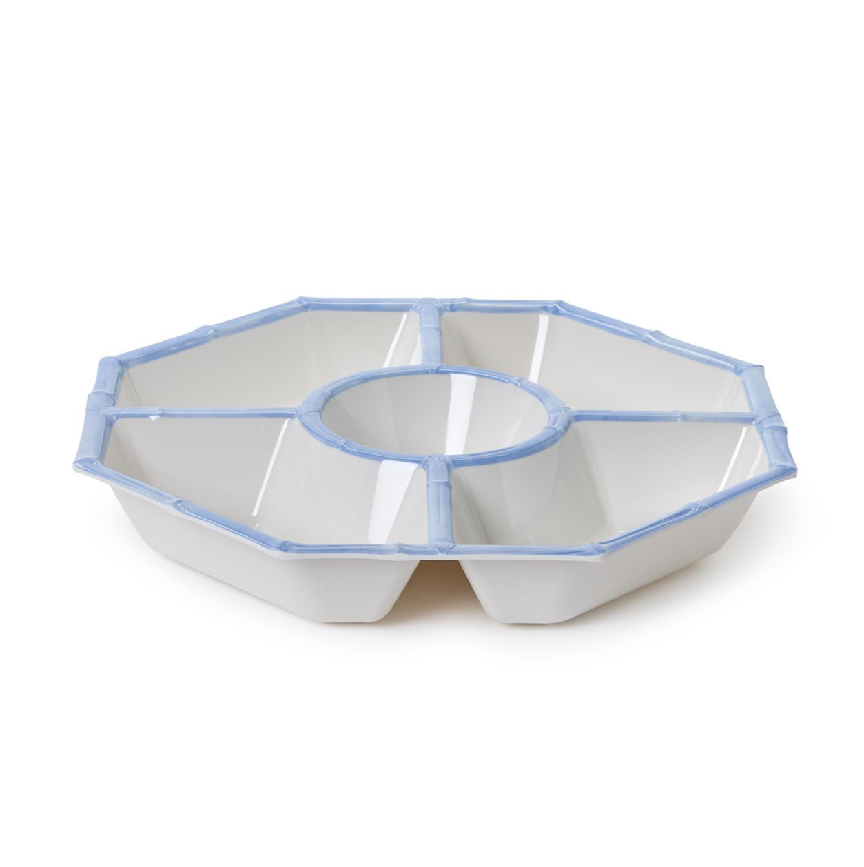 Blue Bamboo Chip & Dip Platter