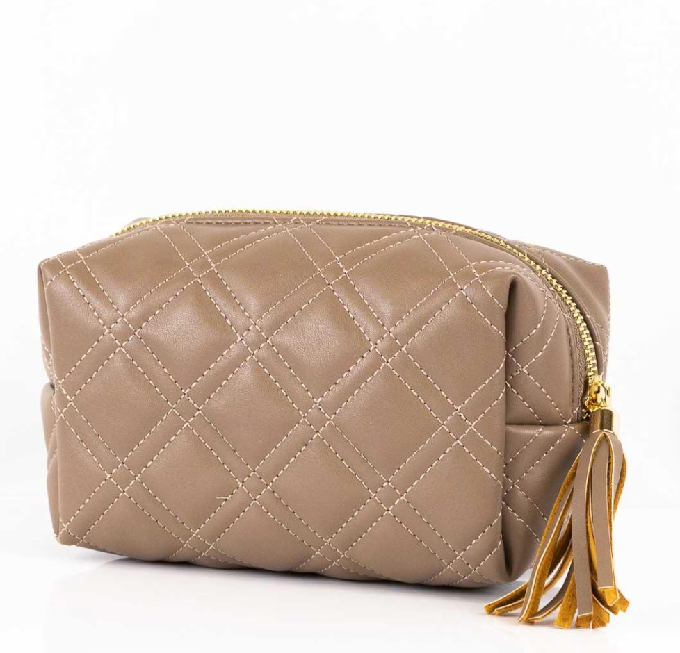 Taupe Train Case