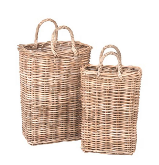 Narrow Rattan Basket