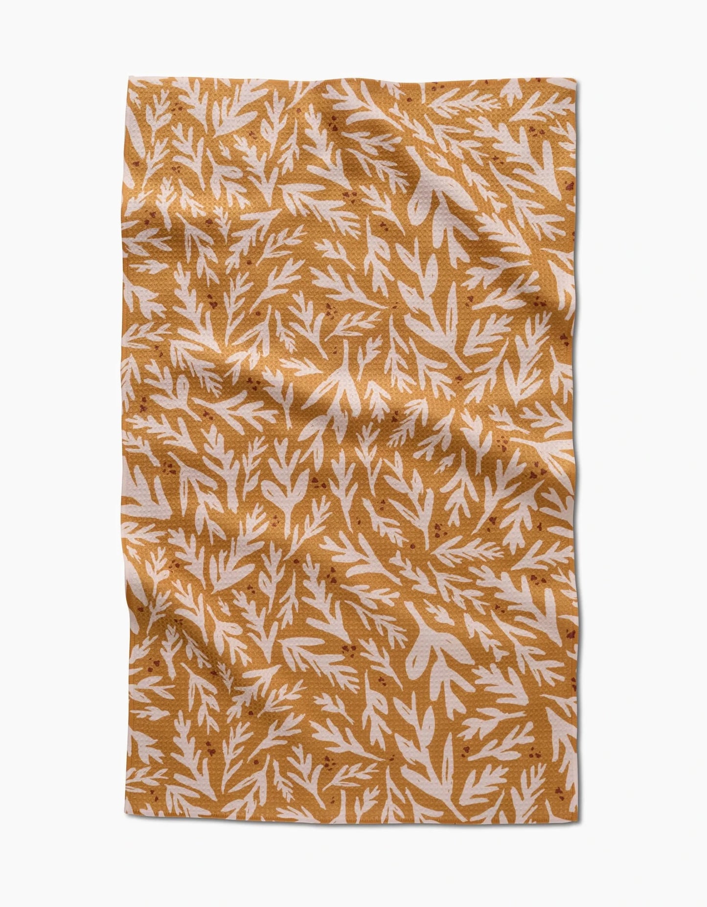 Gold Leaf Tea Towel