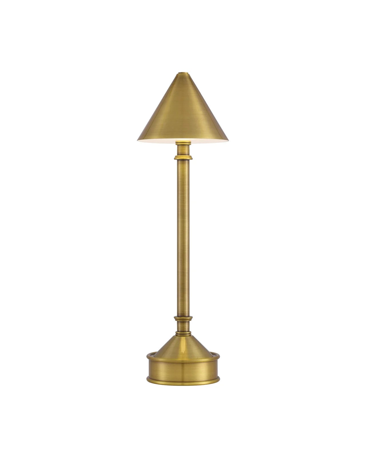 Traipse Brass Cordless Lamp