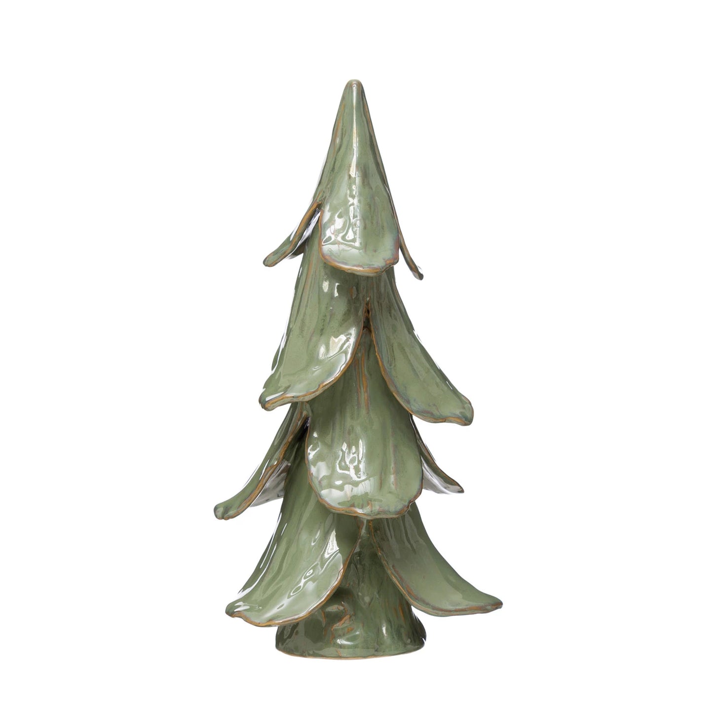 Large Mint Stoneware Tree