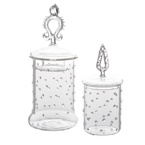 Apothecary Jar with Small Dots