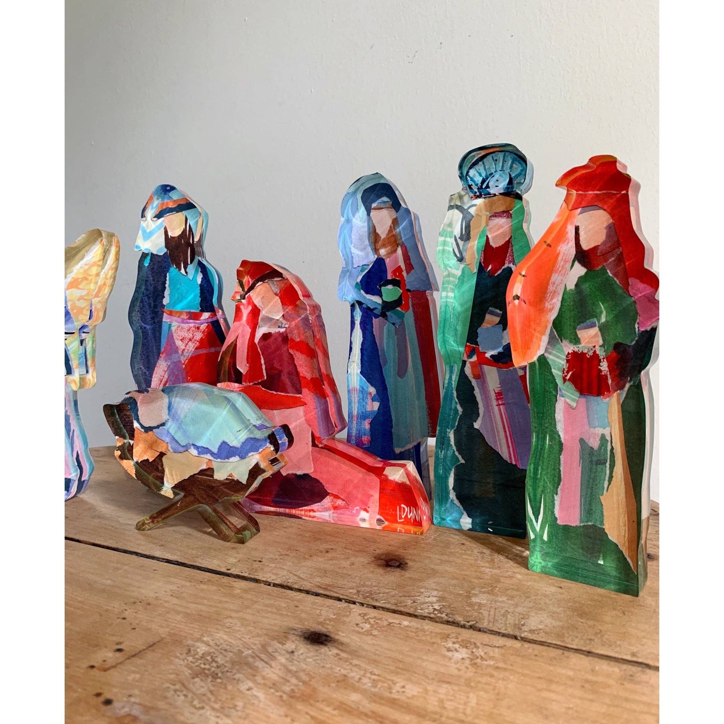 Acrylic Nativity Set: Large