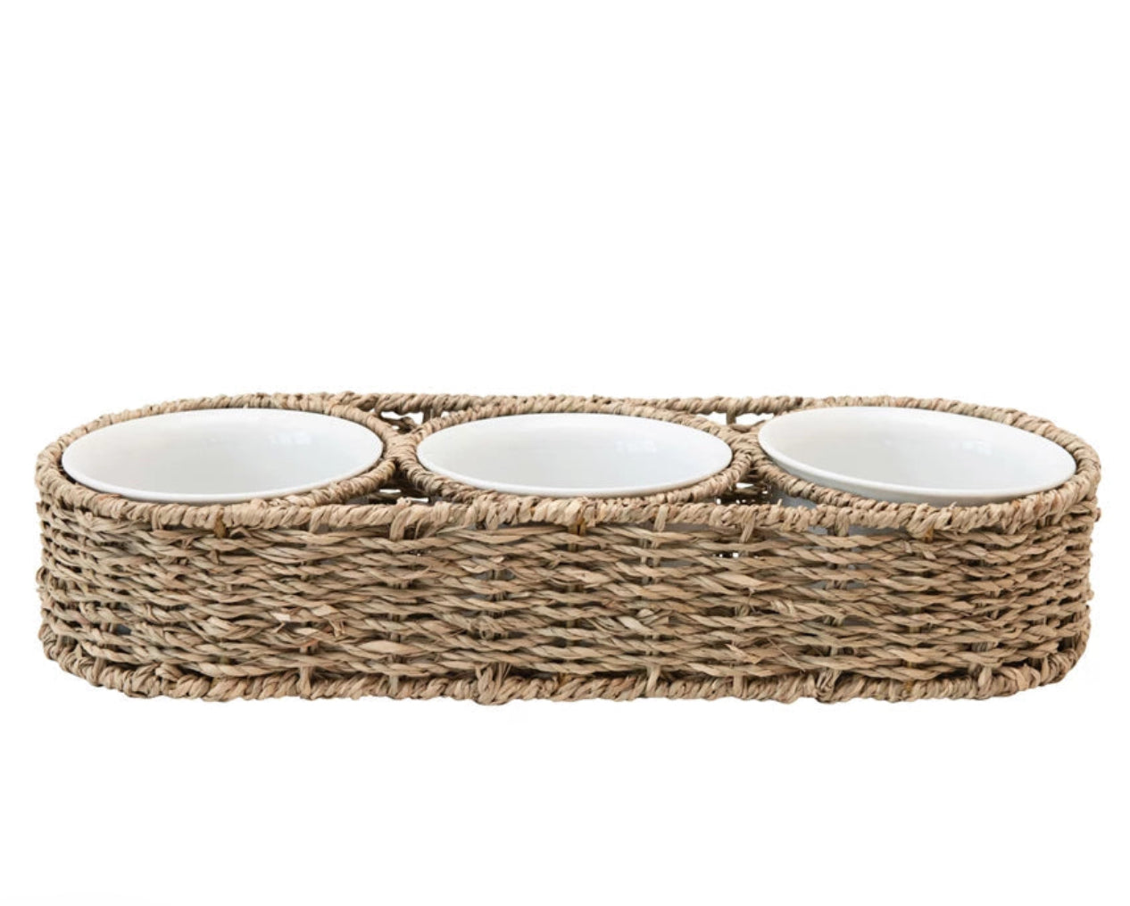 Seagrass Chip & Dip Tray