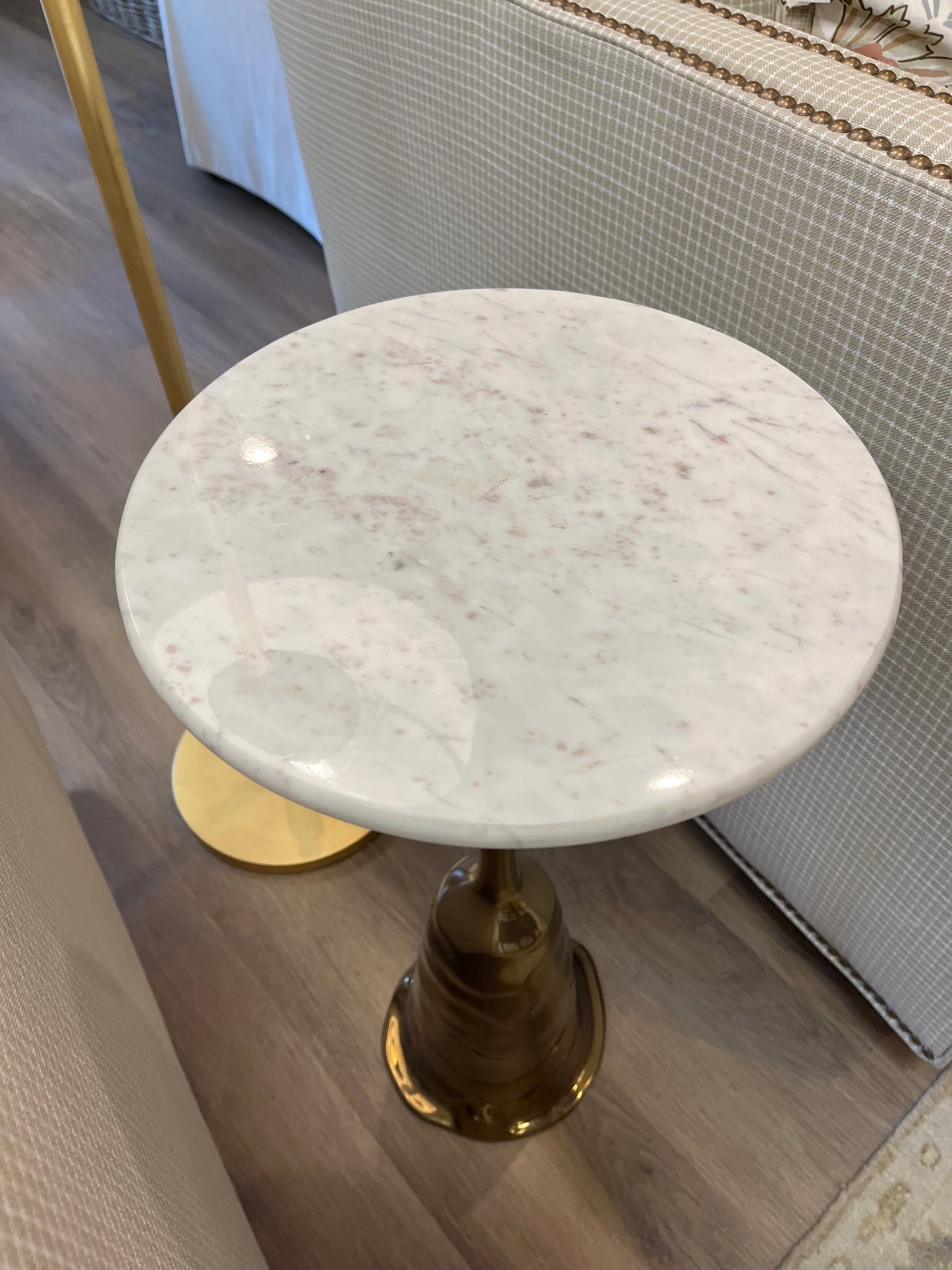 Marble Top Drink Table