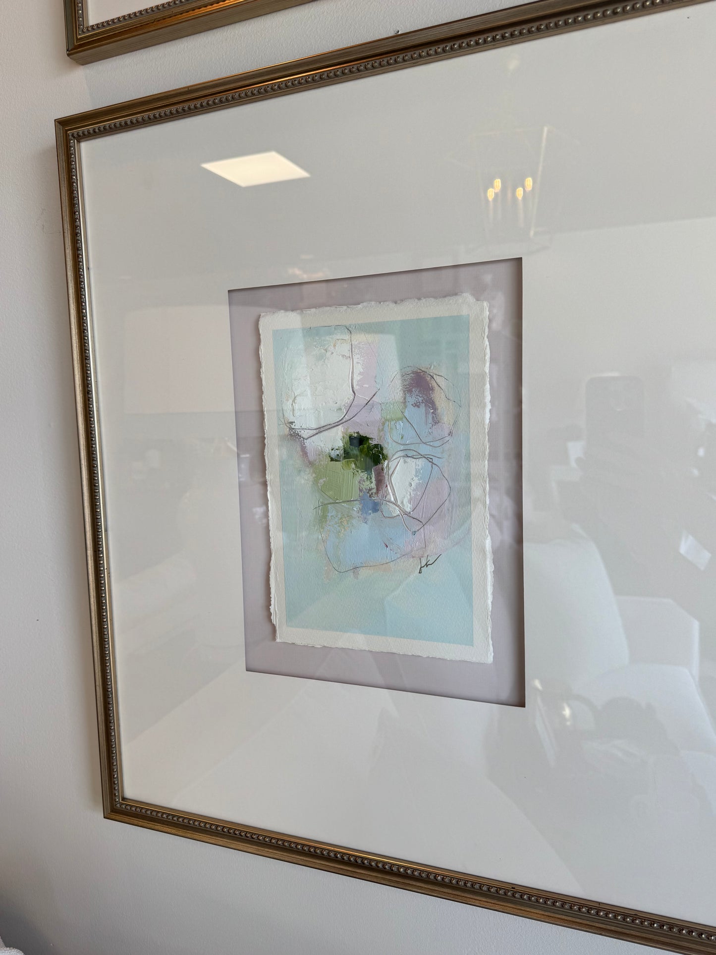 23 x 27 Original Oil Abstract