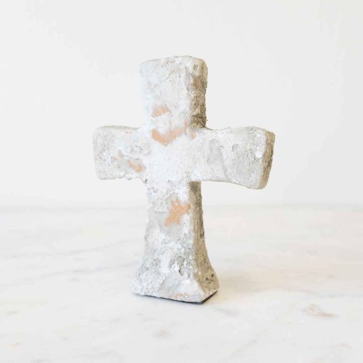 Jericho Cross Antique Cream