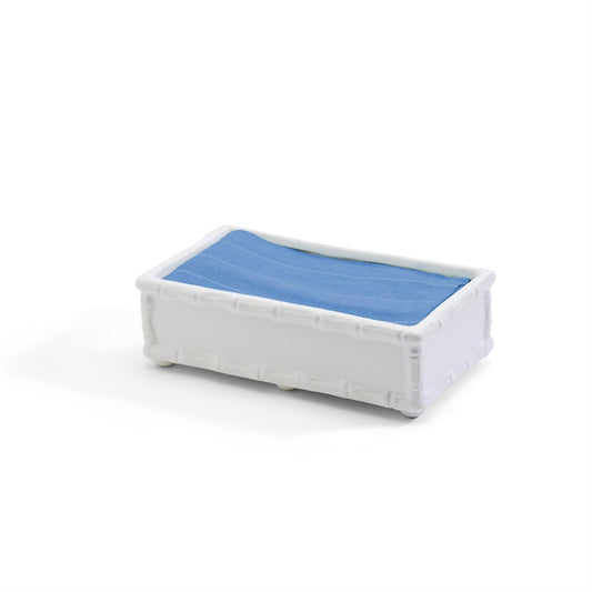 White Bamboo Holder