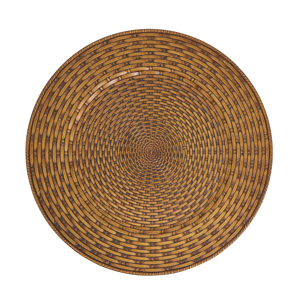 Brown Rattan 13" Charger Plate