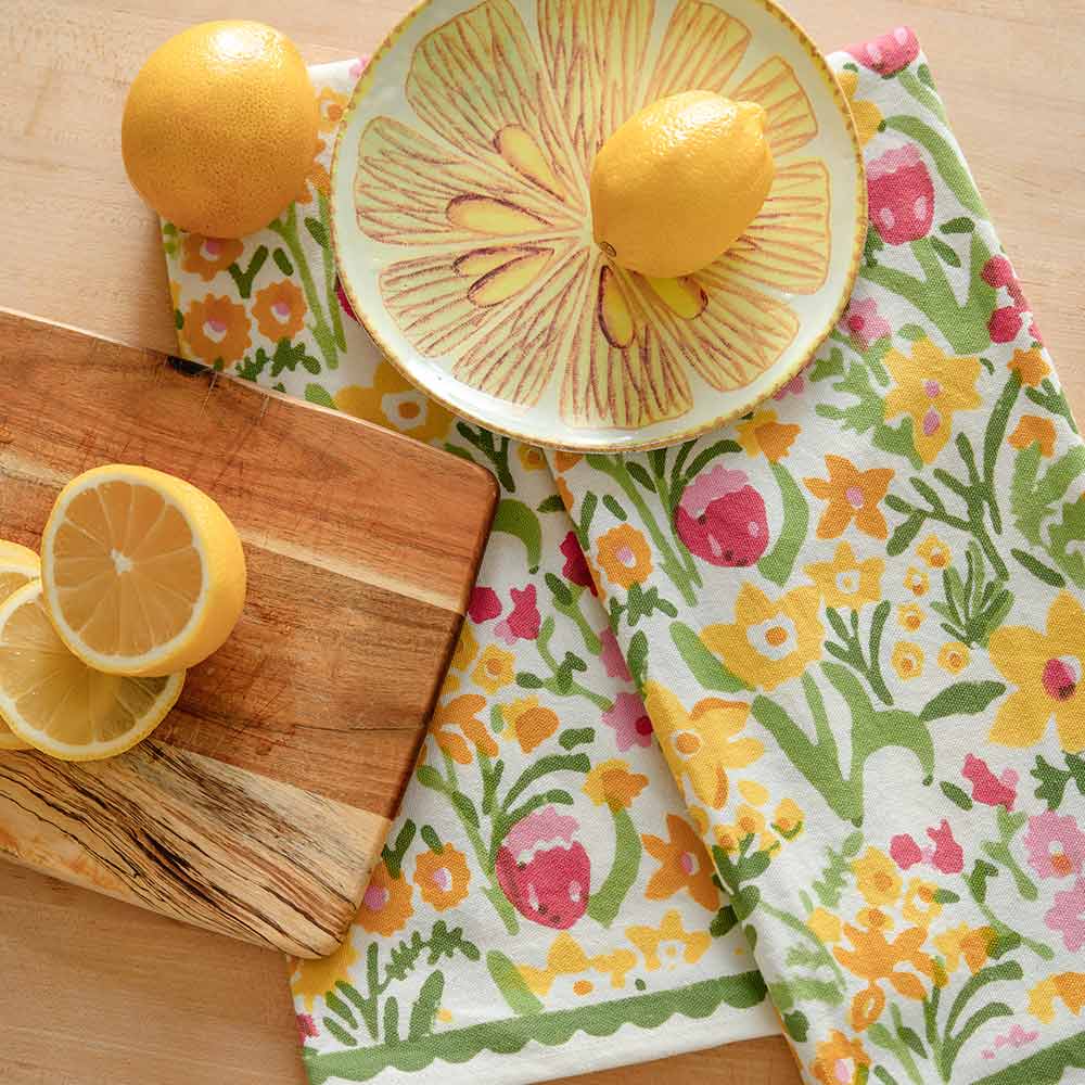 Floral Tea Towel