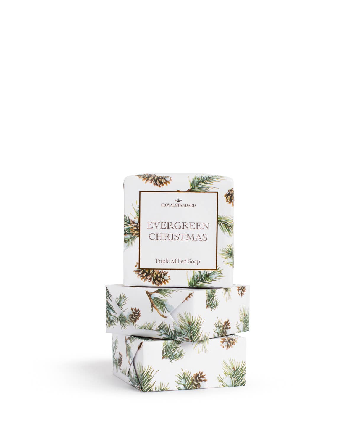 Evergreen Christmas Bar Soap Gift Set - Set of 3