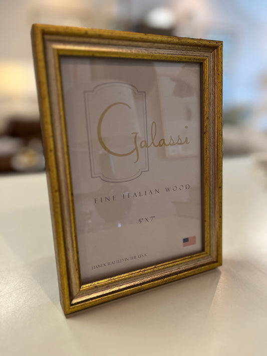 Gold with Silver Traditional Frame 5x7
