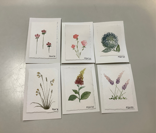 MG Hand-Painted Greeting Card