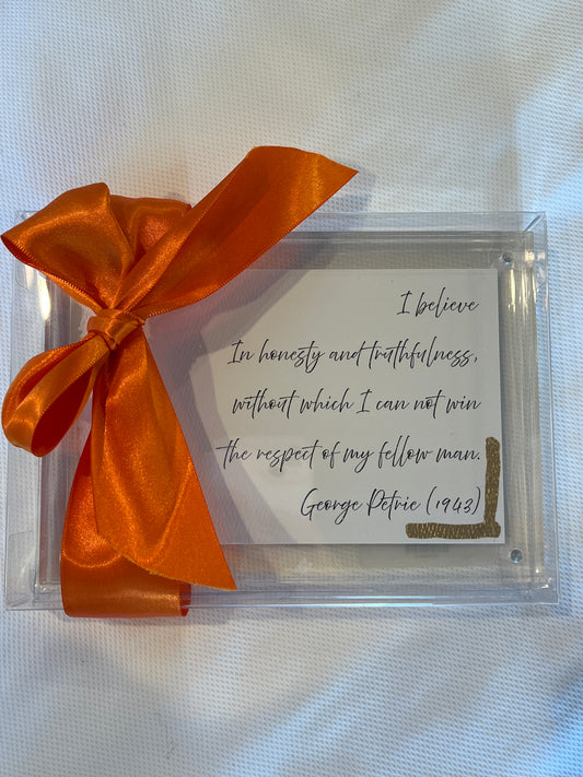 Honesty and Truthfulness Acrylic Frame