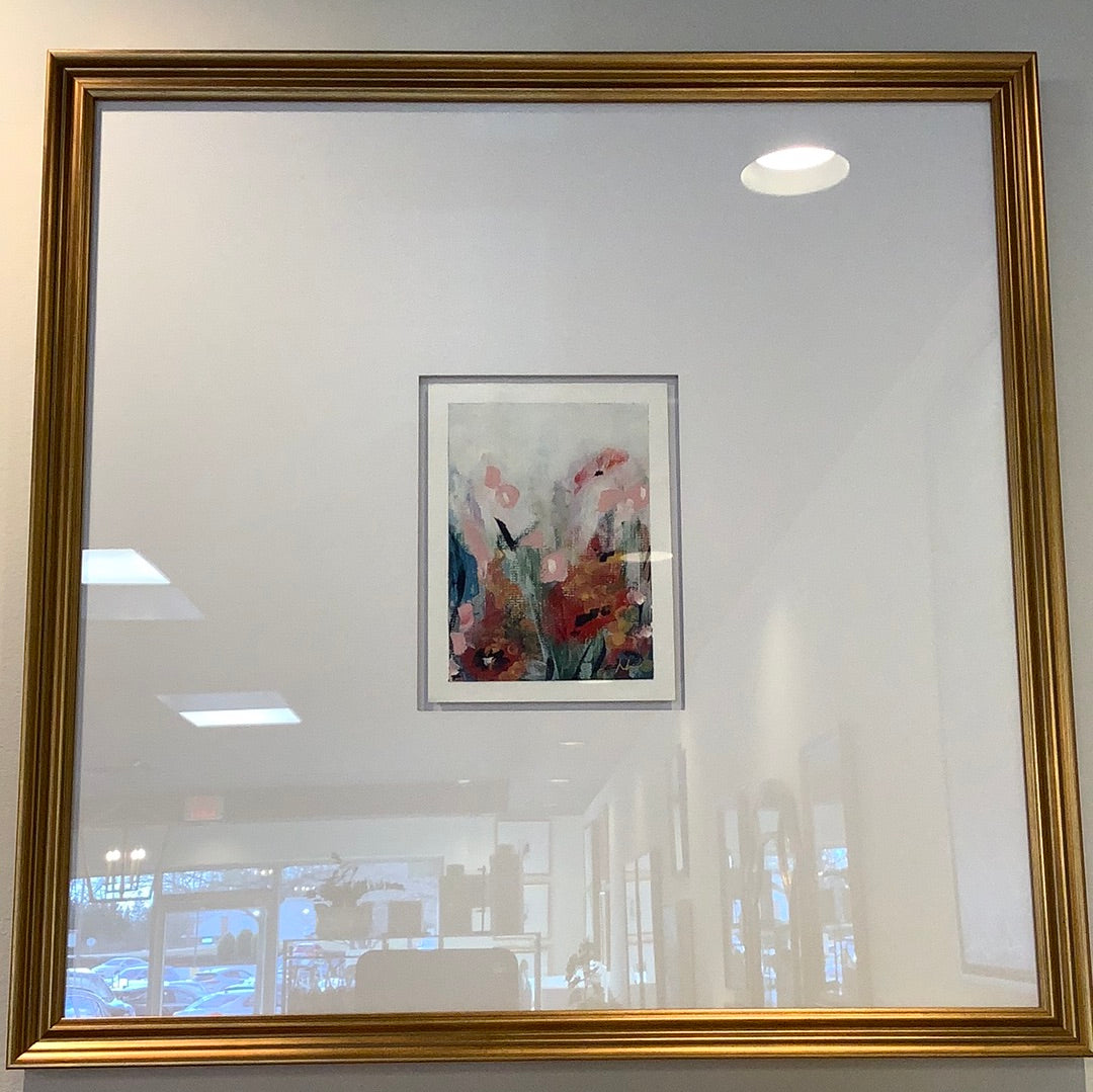 25"x25" The WIld Garden