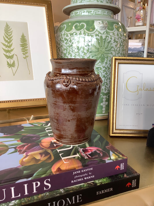 Parchment Pottery "Caroline" Cameo Vase