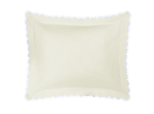 Ivory Pique Standard Sham