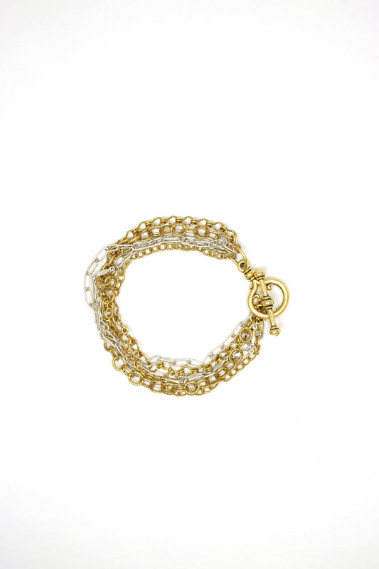 Gilmer Gold & Silver Bracelet