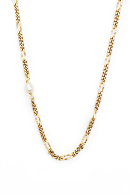 Helen Necklace with Pearl 22"