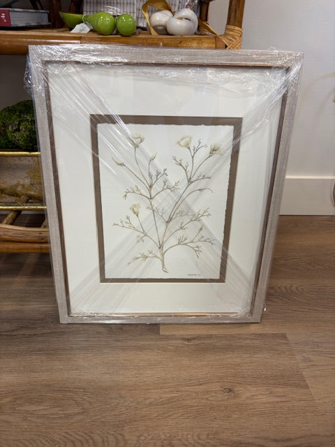 MGH Neutral Botanical Linen Frame