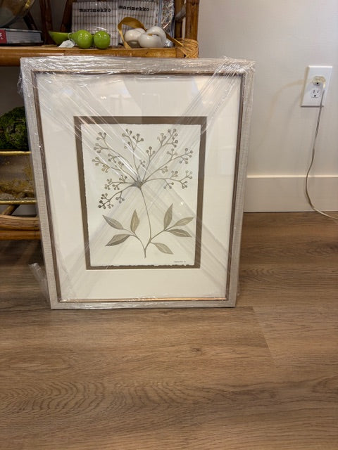 MGH Neutral Botanical Linen Frame