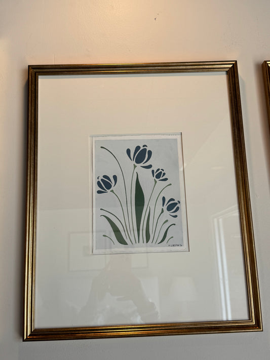 MGH Light Blue Floral